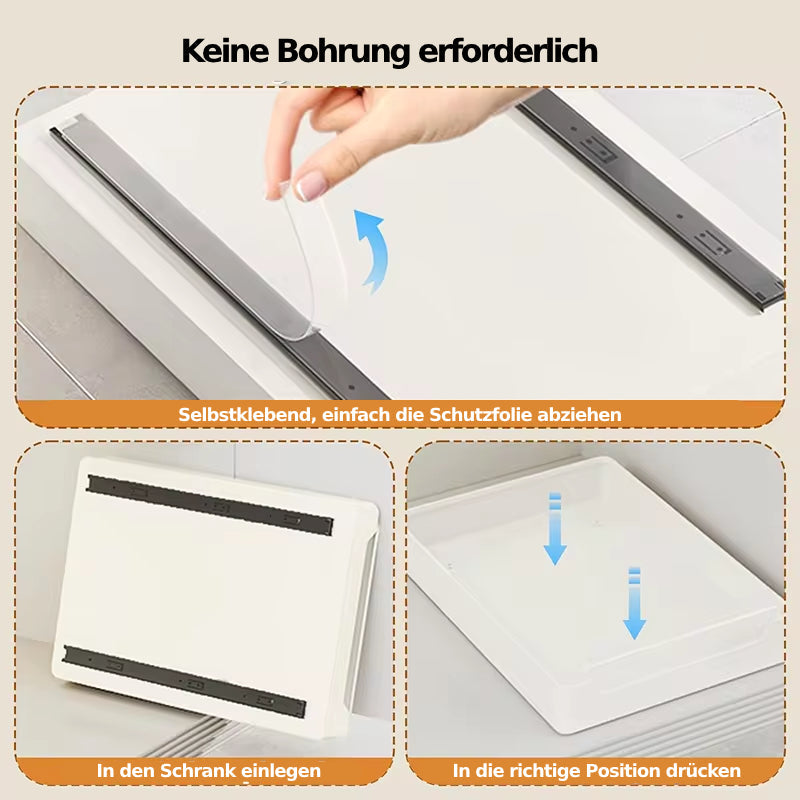Drawer Organizer Self-Adhesive Carbon Steel | EasySlide 6