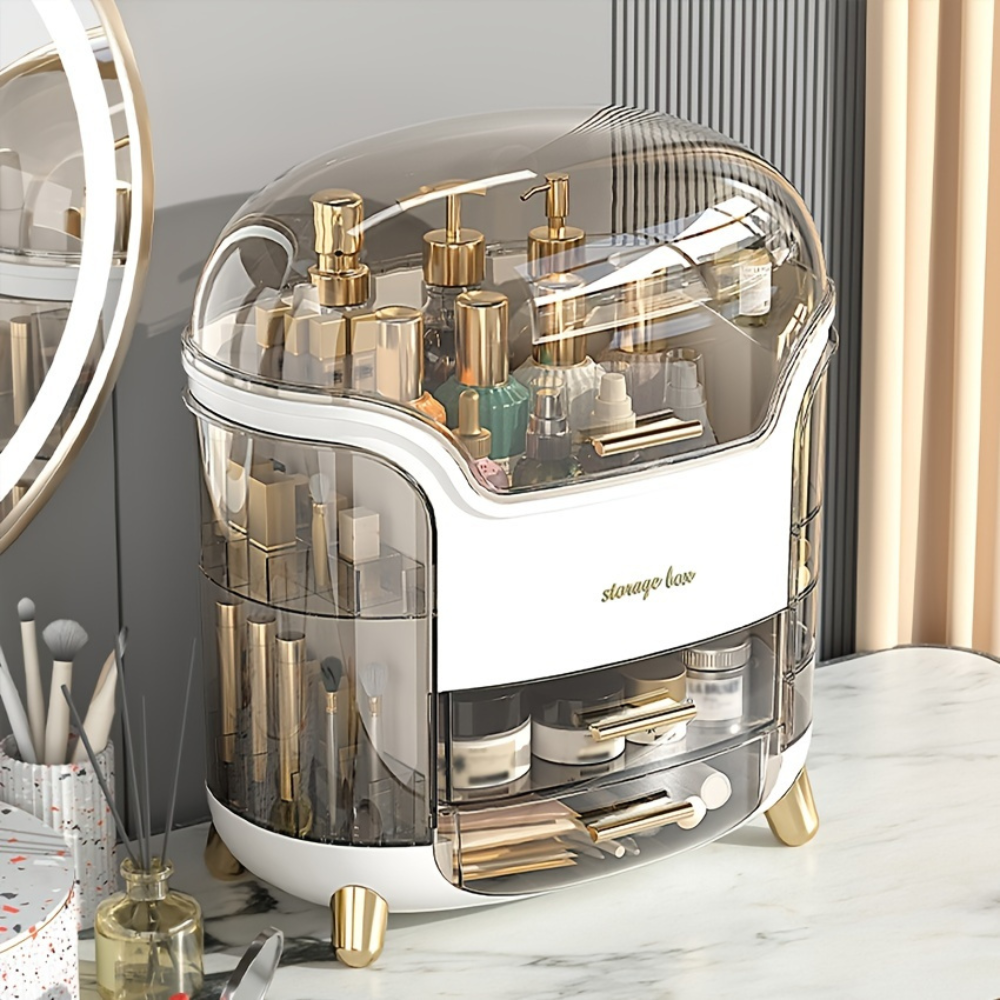 Women Makeup Organizer Clear Plastic | Elegant Design 2