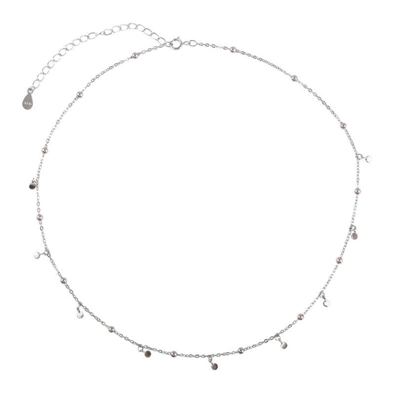 Women Silver Drop Necklace Alloy | Elegant Charm-4