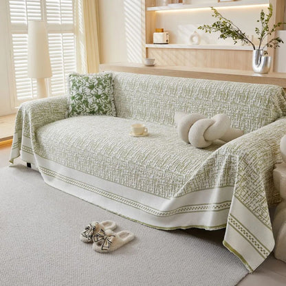Sofa Cover Stretchable Ice Silk Neutral | Home Comfort 3