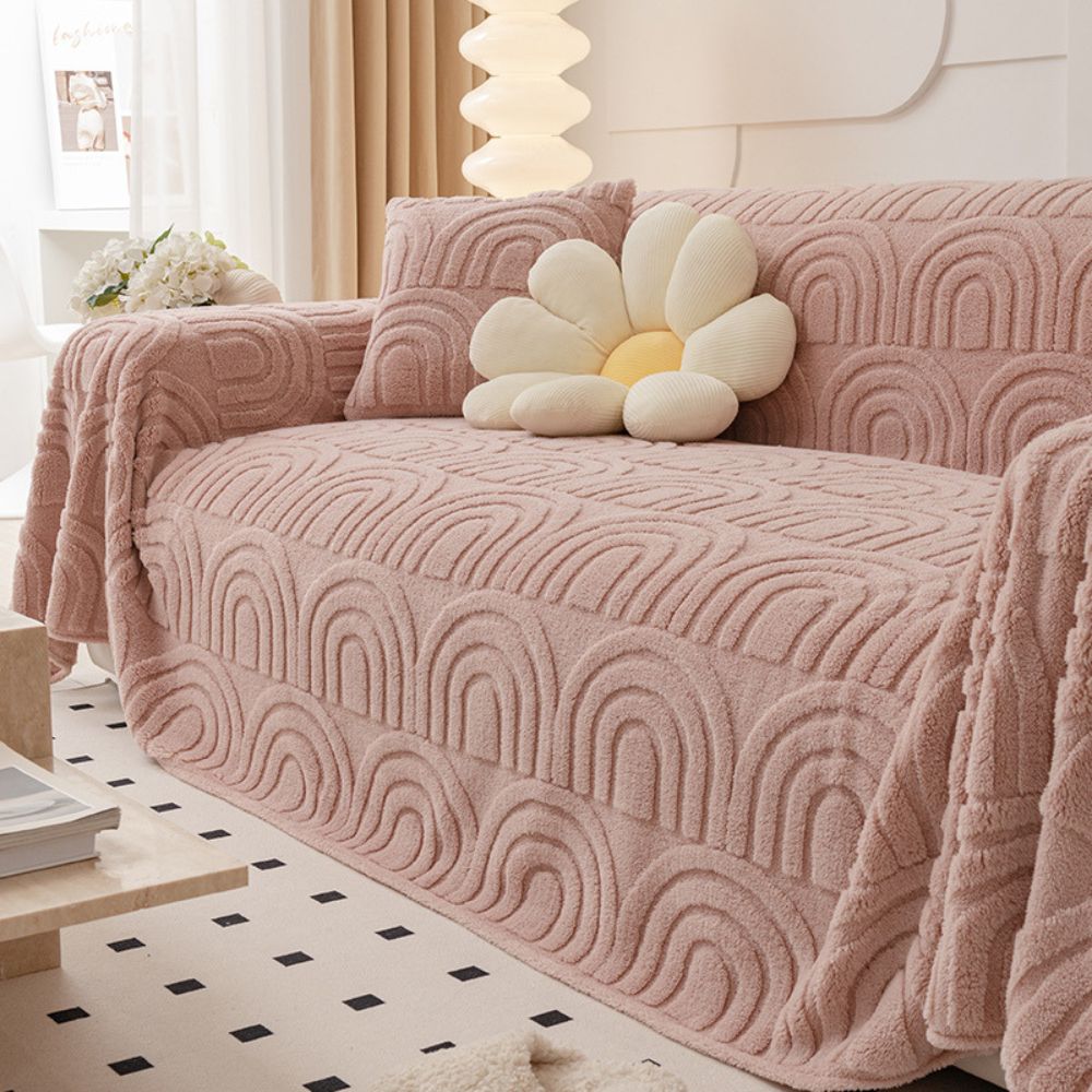 Sofa Cover Grey Microfiber | Celeste 3