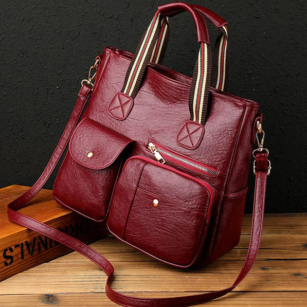 Women Multi-Pocket Tote Bag | Eva