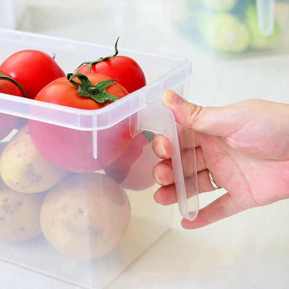 Kitchen Storage Containers Set of 6 Clear Plastic | Modern Design 3