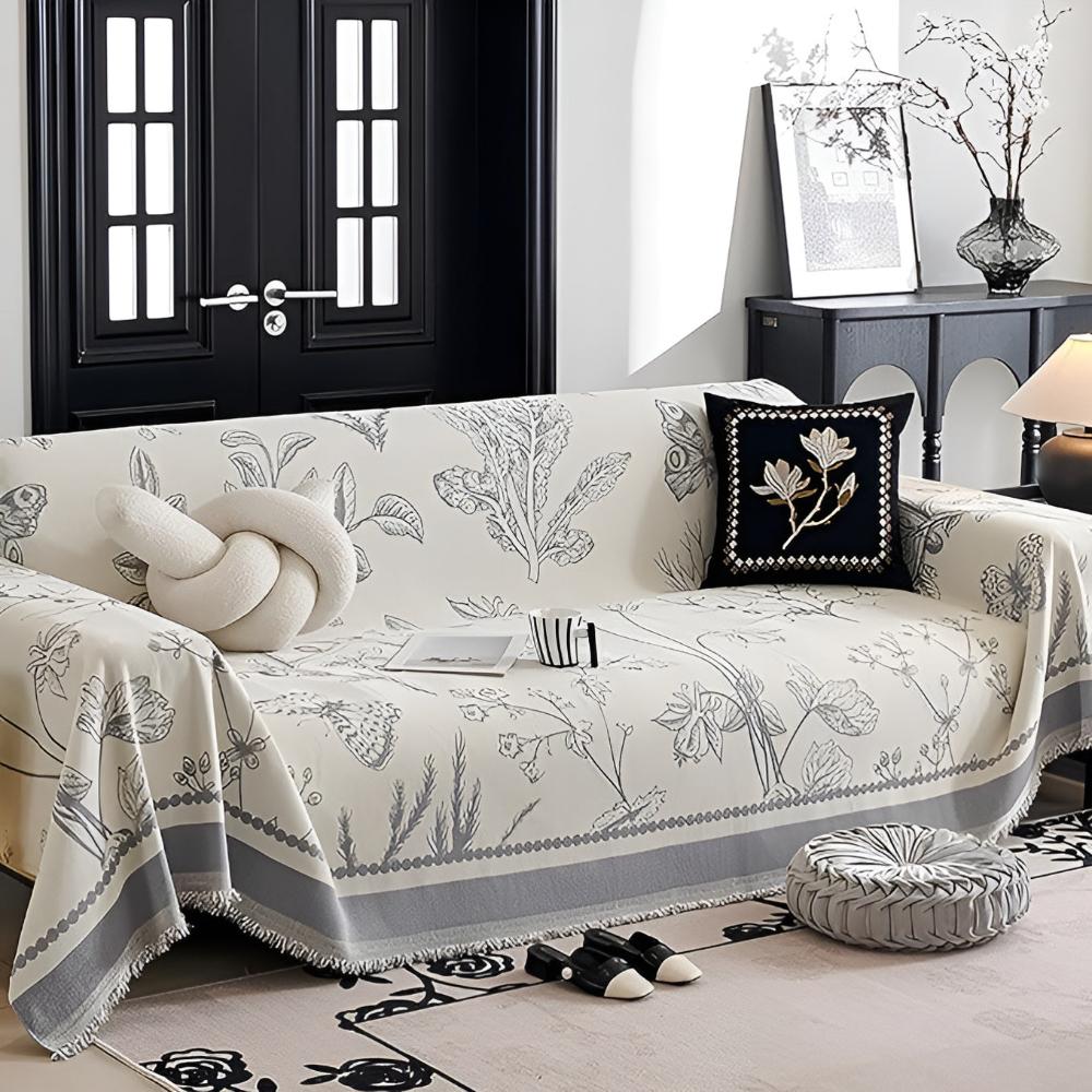 Sofa Cover Floral Pattern Fabric | Botanical Elegance 5