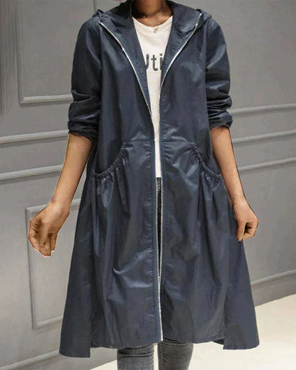Women Lightweight Hooded Zip Jacket | Bellerose