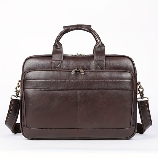 Men Classic Leather Business Bag | Nolan