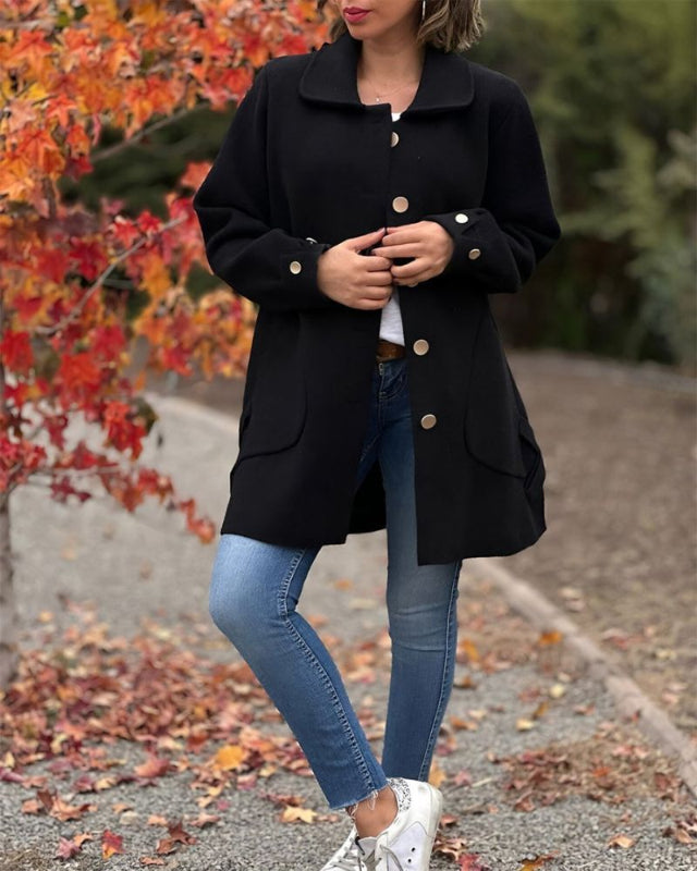 Variant image for Women Chic Jacket Black Premium Fabric | Harper-13