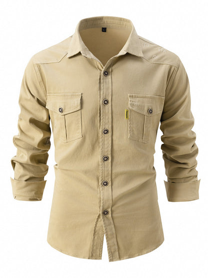 Men’s Long Sleeve Utility Shirt | Philip