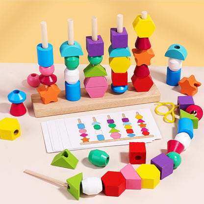 Educational Toy Wooden Puzzle Blocks for 3 Year Olds | Learning Fun-4