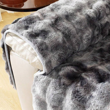 Sofa Cover Velvet Plush Tie-Dyed | Cozy Comfort 3