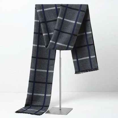 Men Elegant Plaid Scarf | Ian