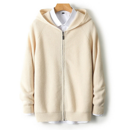 Men’s Zip-Up Knit Hoodie | Kenton