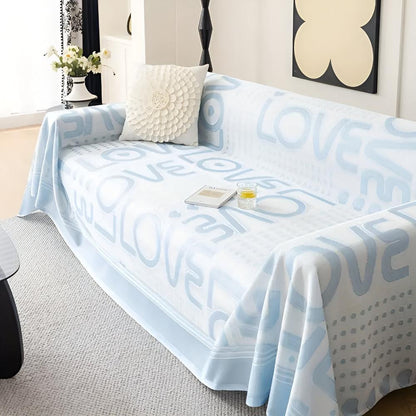 Sofa Cover Blue Cooling Fabric | Serenity 4