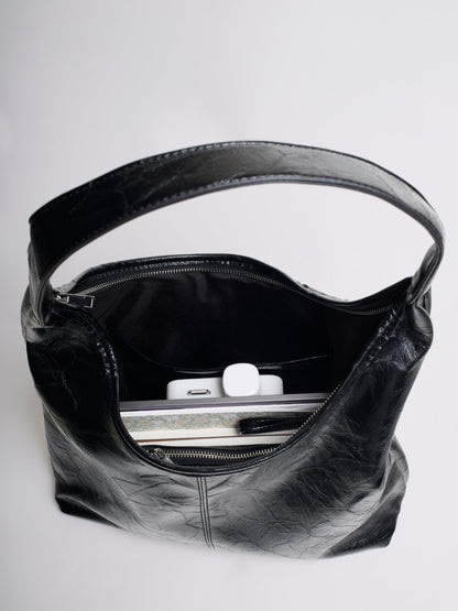 Sleek Leather Bag | Agatha