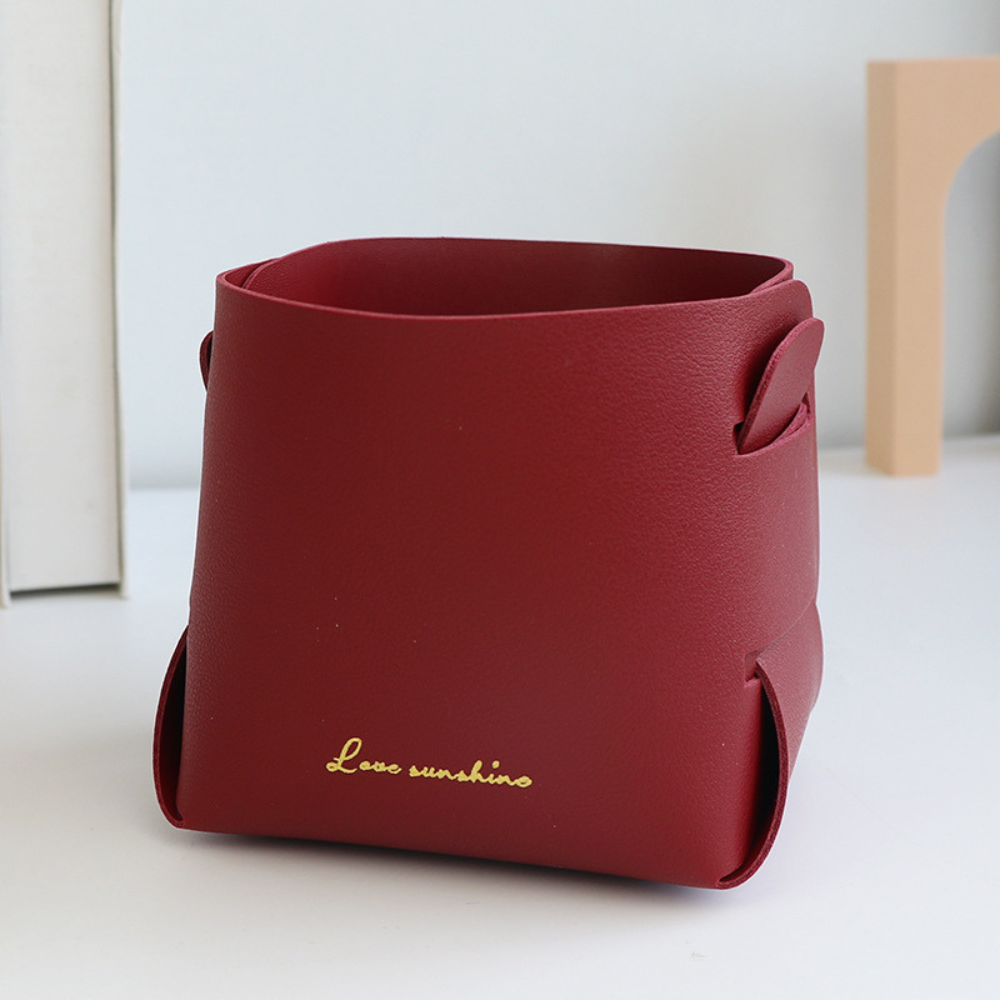 Desktop Organizer Red Plastic | Elegant Storage Solution 2