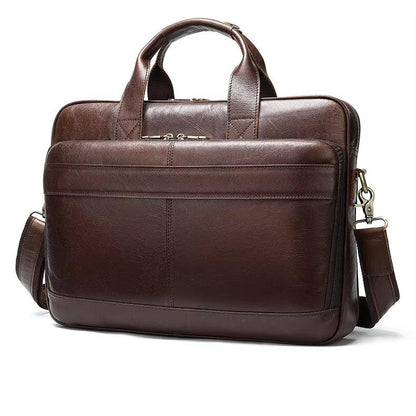 Men Classic Leather Business Bag | Nolan