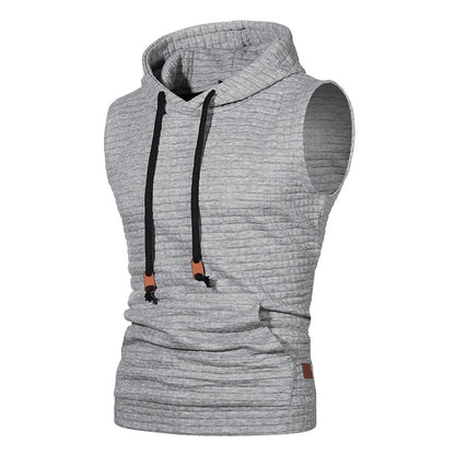 Men Sleeveless Hooded Tank | Malcolm