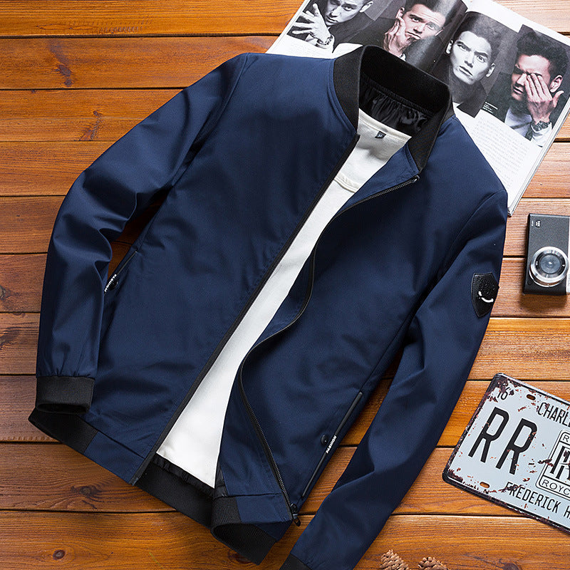 Men Minimalist Bomber Jacket | Samuel