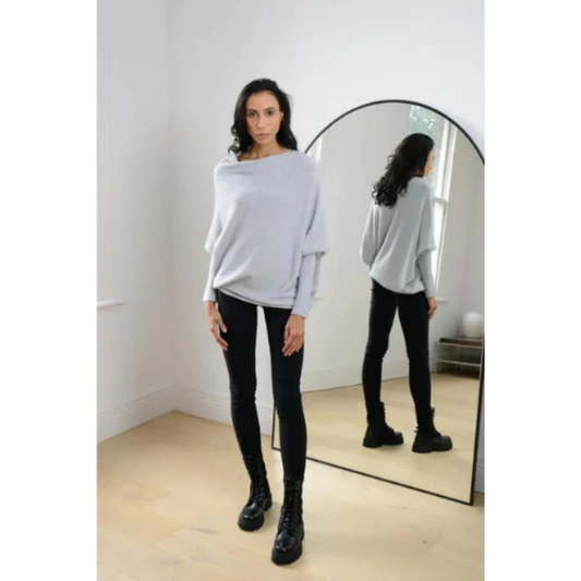 Women Off-Shoulder Knit Sweater | Luna
