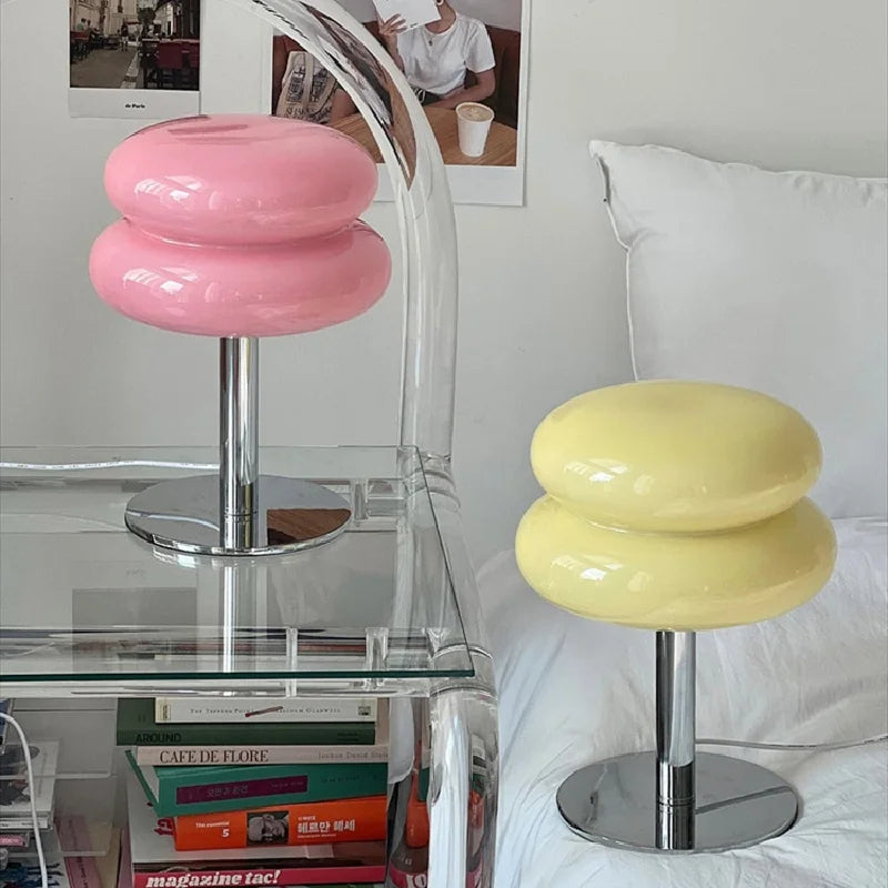 Modern Table Lamp Monochrome Metal | Elegant Touch-6