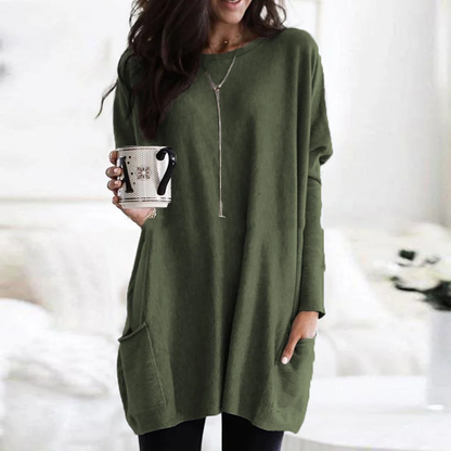 Women Oversized Pocket Tunic | Rachel