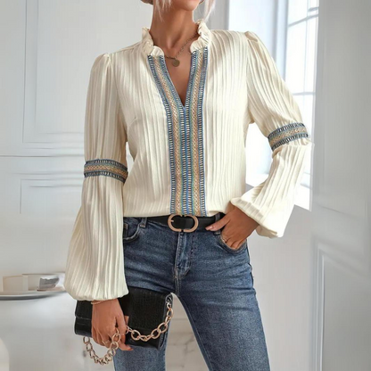 Boho Chic Bell Sleeve Blouse | Teagan