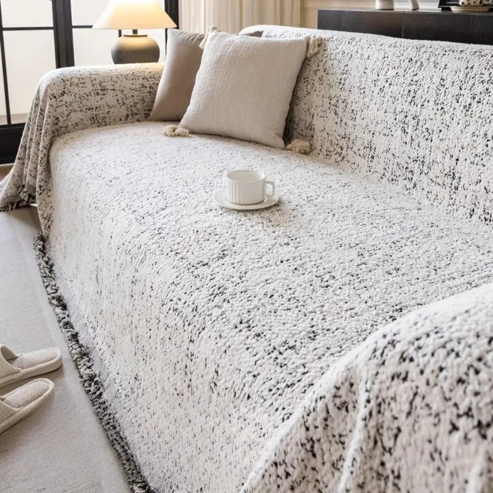 Sofa Cover Reversible Cotton Blend | Nordic Charm 1