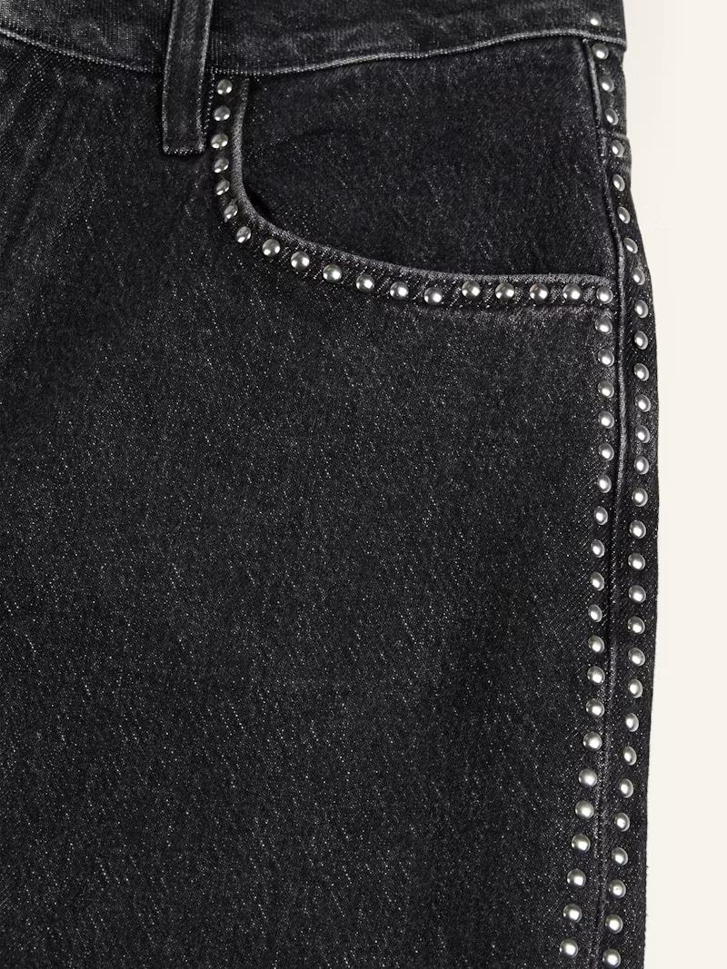 Women Wide Leg Baggy Jeans Blue Recycled Cotton | Abbie-6