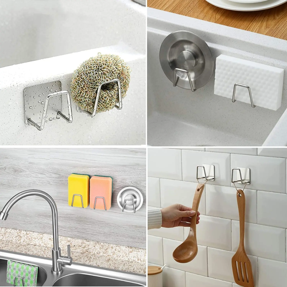Kitchen Bracket Support Silver Stainless Steel | Elegant Organizer 5