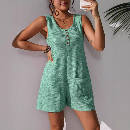 Women Jumpsuit Pink Polyester | Elegant Casual-1