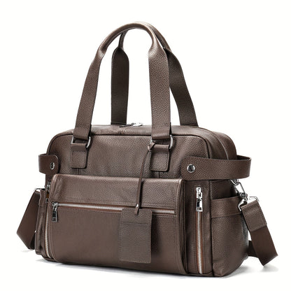 Men’s Leather Travel Bag | Ethan