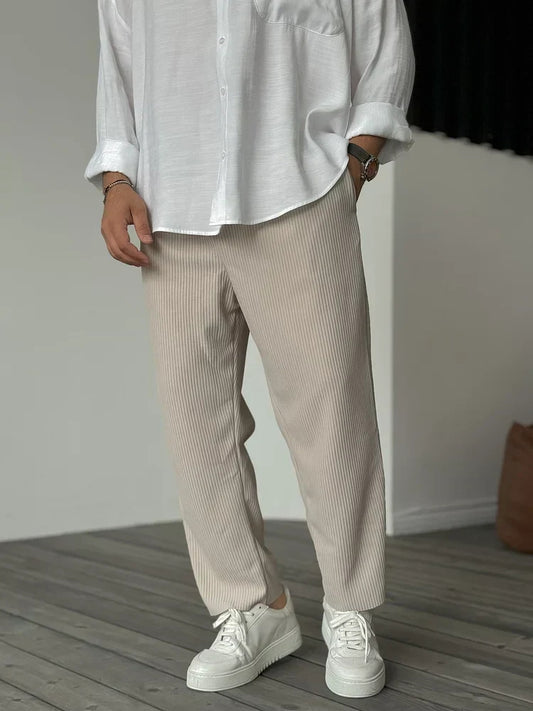 Filipo | Soft Ribbed Pants