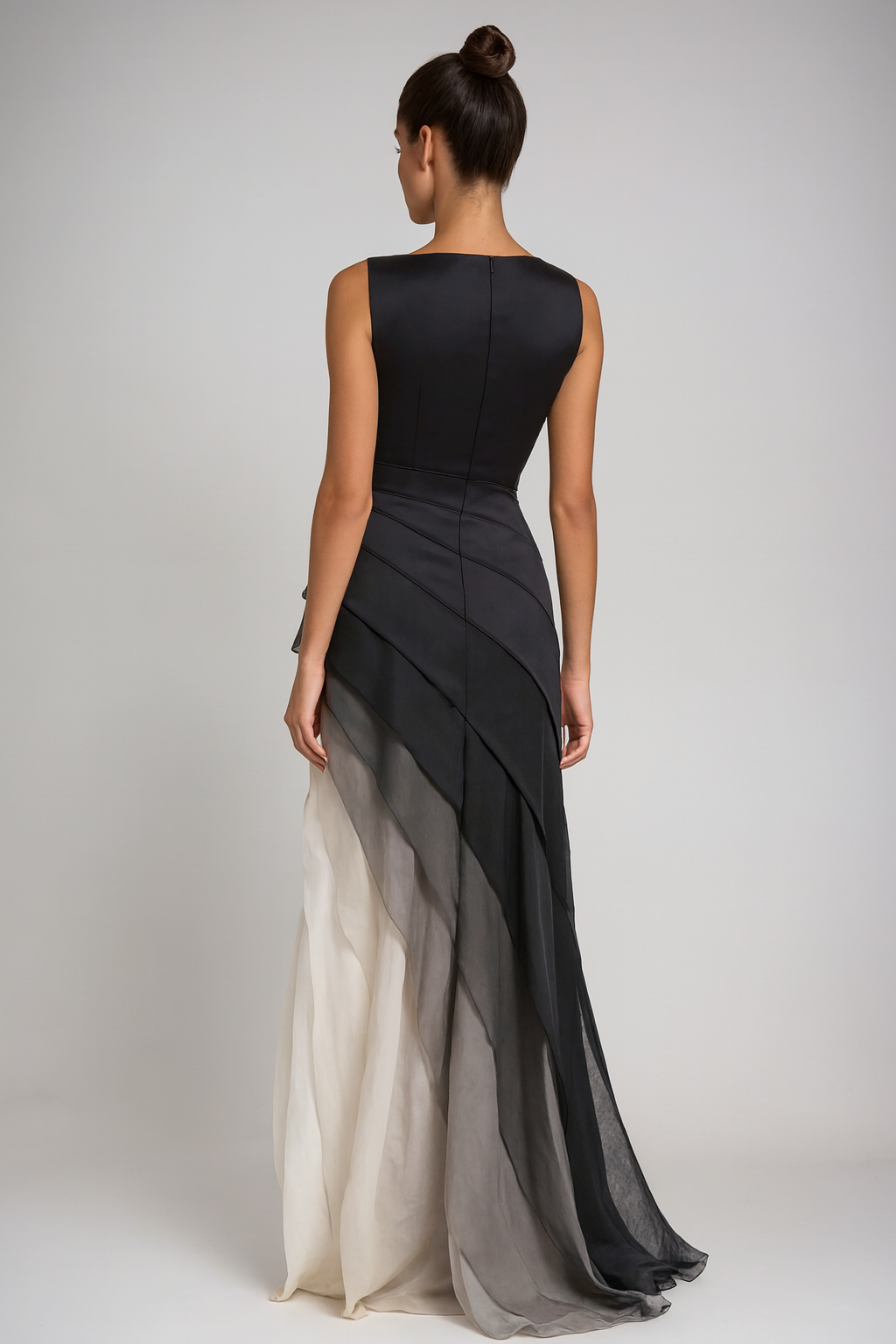 Women Gradient Evening Maxi Dress | Janikae