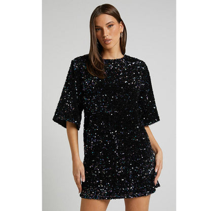 Sequin Mini Party Dress | Calliope