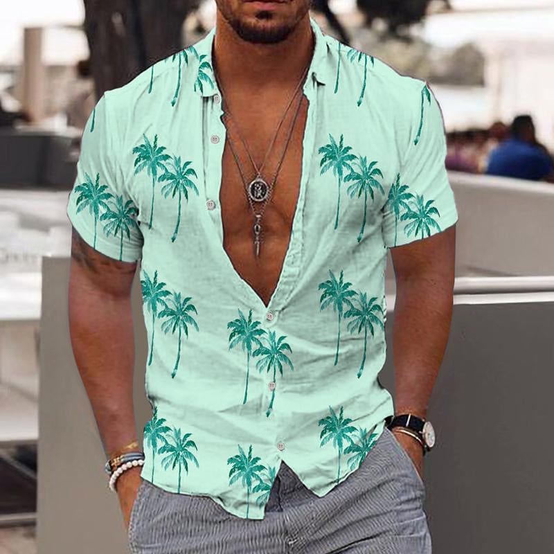 Comfy Hawaiian Print Men's Shirt | Mauii