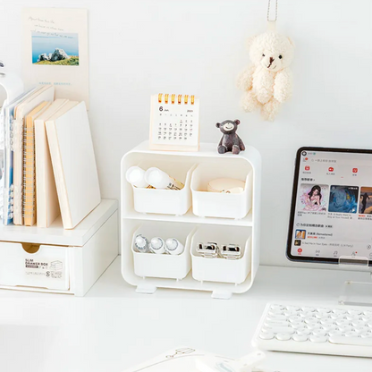 Desk Organizer Compact Plastic | Essential Workspace Solution 3