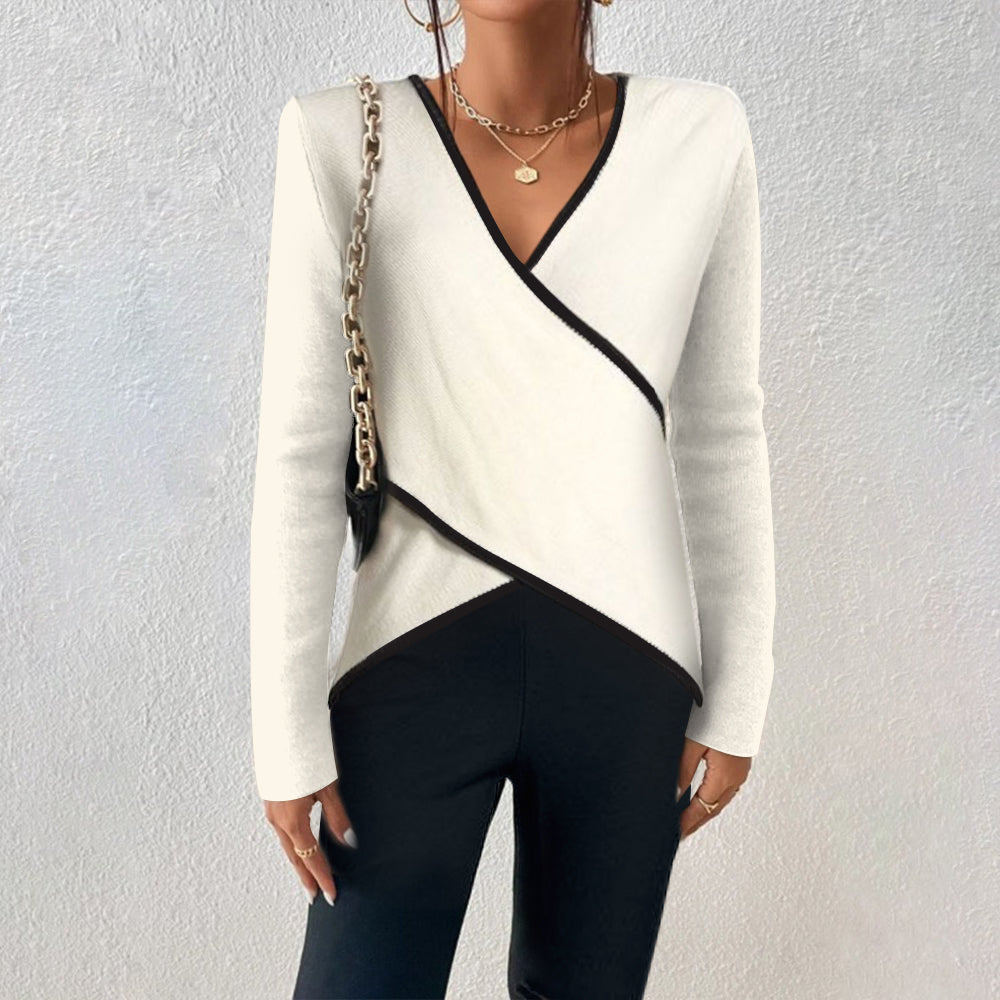 Asymmetrical Wrap Top | Verity