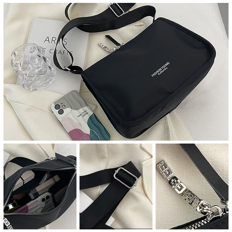 Women Minimalist Nylon Crossbody Bag | Lina