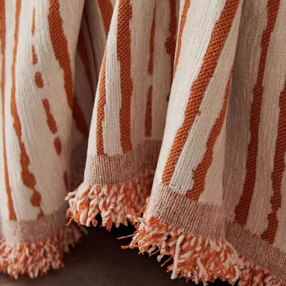 Sofa Cover Beige Chenille | Cascade 6
