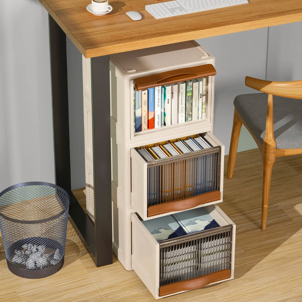 Storage Organizer Box Clear Plastic | Home Essentials 2