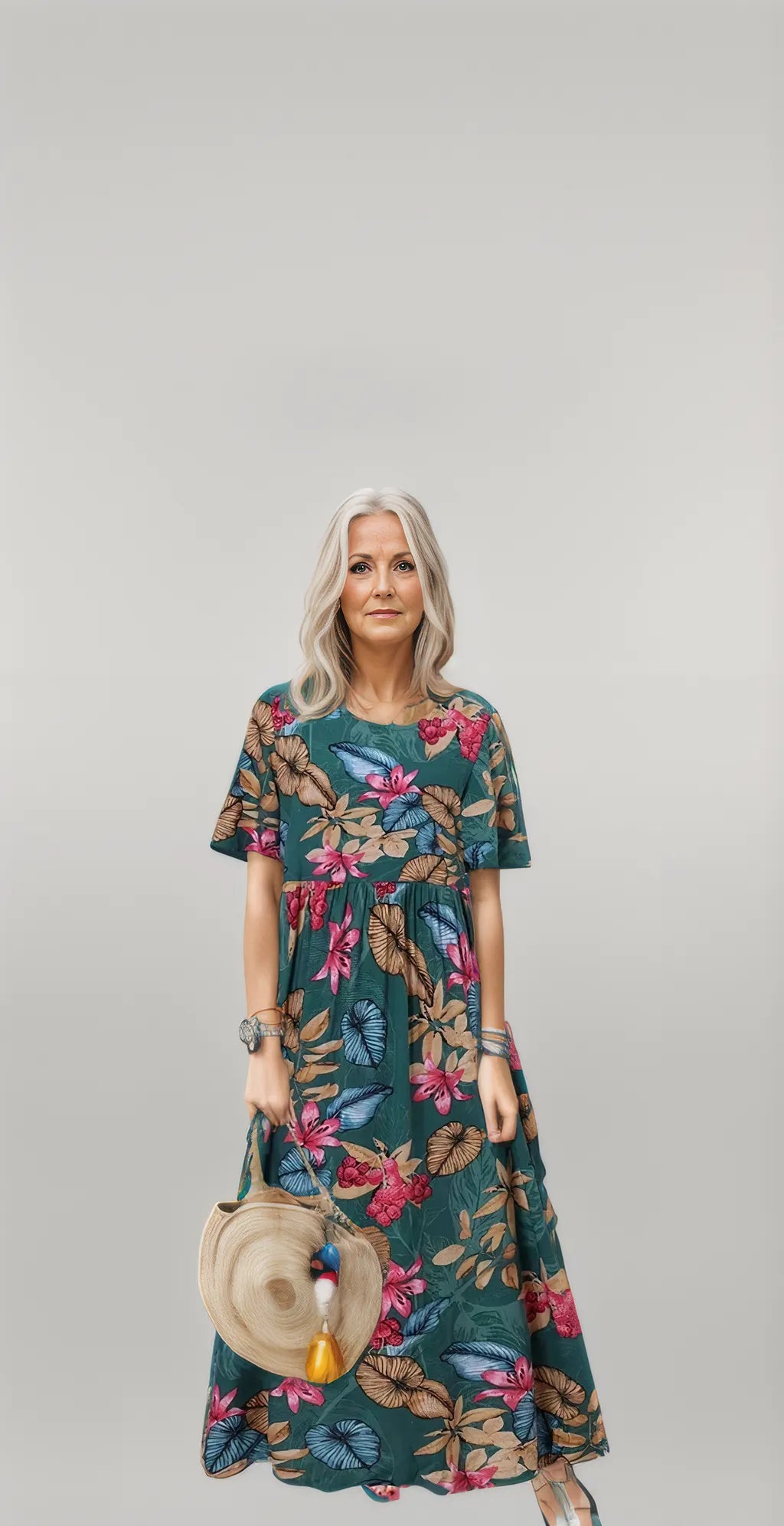 Floral Print Maxi Dress | Winifred