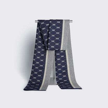 Men Patterned Winter Scarf | Veniel