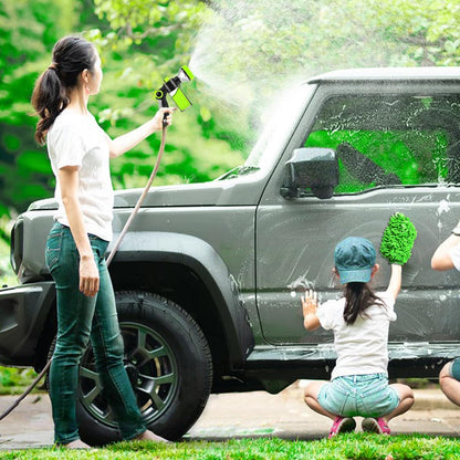 Garden Hose Nozzle Green Rubber | Equisuds-3