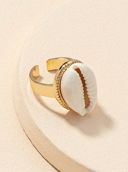 Women Open Ring Alloy Simulated Pearl | Elegant Design-4