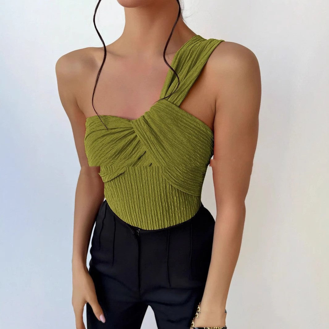 Women Jumpsuit Green Polyester | Urban Chic-6