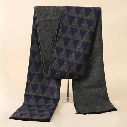 Men Abstract Patterned Winter Scarf | Jerome