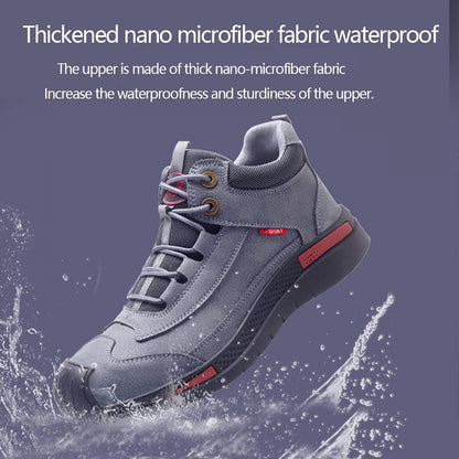 Men Safety Shoes Black Waterproof Synthetic Leather | Finn-6
