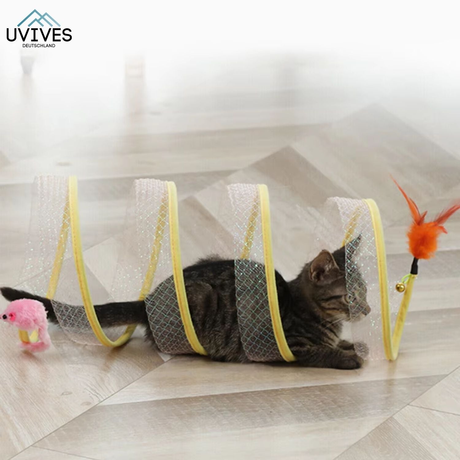 Cat Tunnel Toy Foldable Steel | Adventure Explorer-4