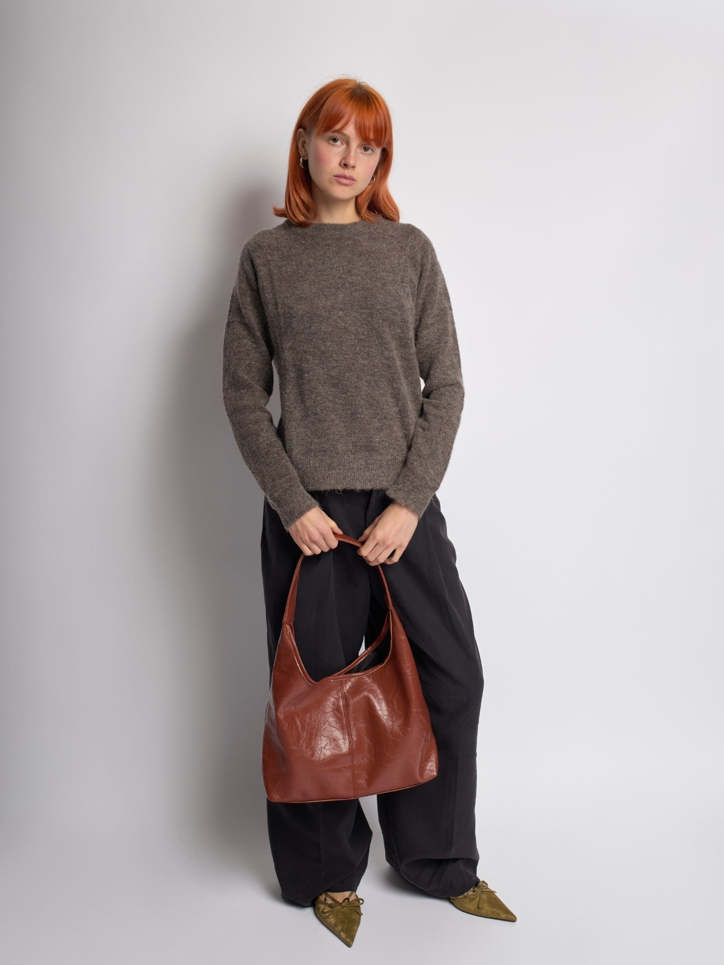 Sleek Leather Bag | Agatha