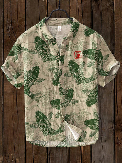 Variant image for Men's Casual Shirt Multi-Color Cotton | Jørgen-9